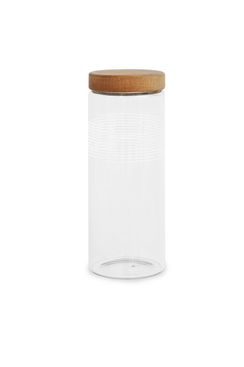 Bennett Storage Jar with Oak Lid - XL