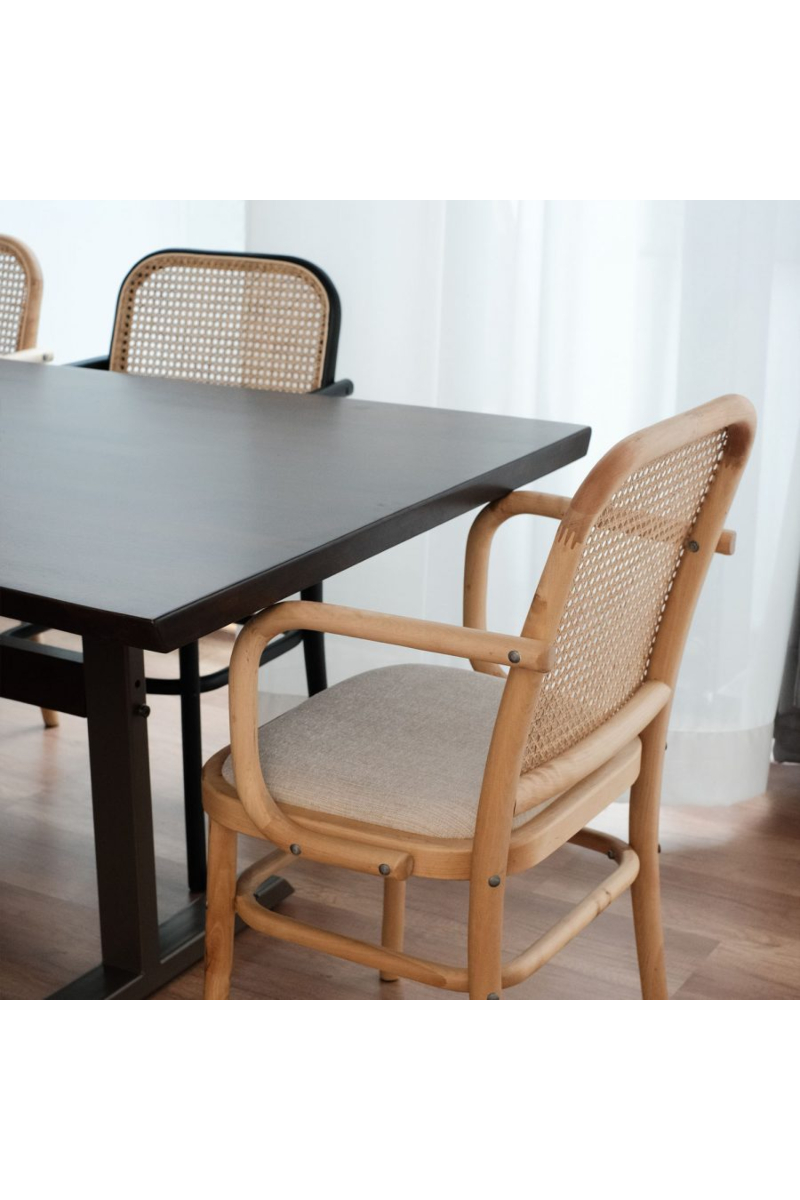 Sophie Natural Bistro Arm Chair