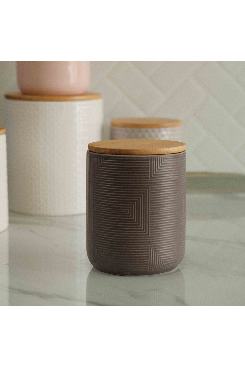 Lana Lace White Large Canister
