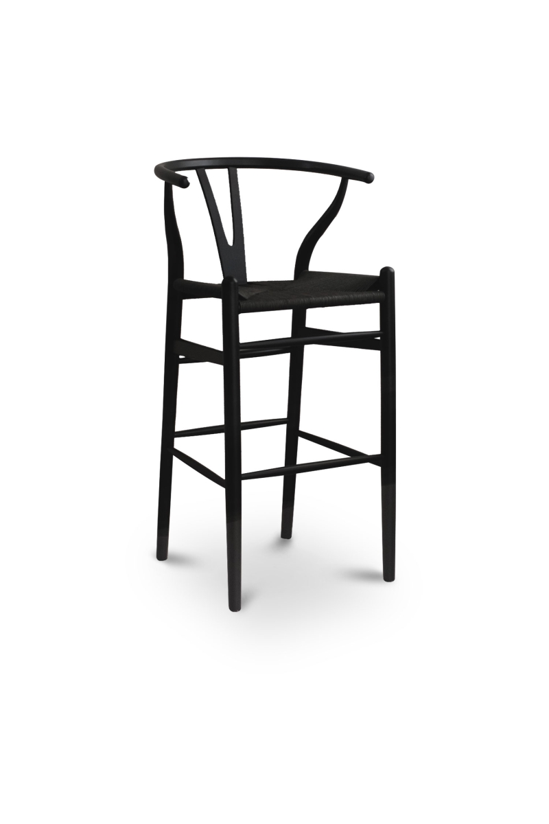 Replica Wishbone Bar Stool Ebony (Markdown)