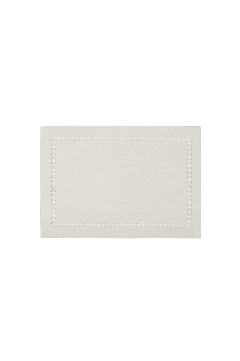 Essen Placemat Ivory White