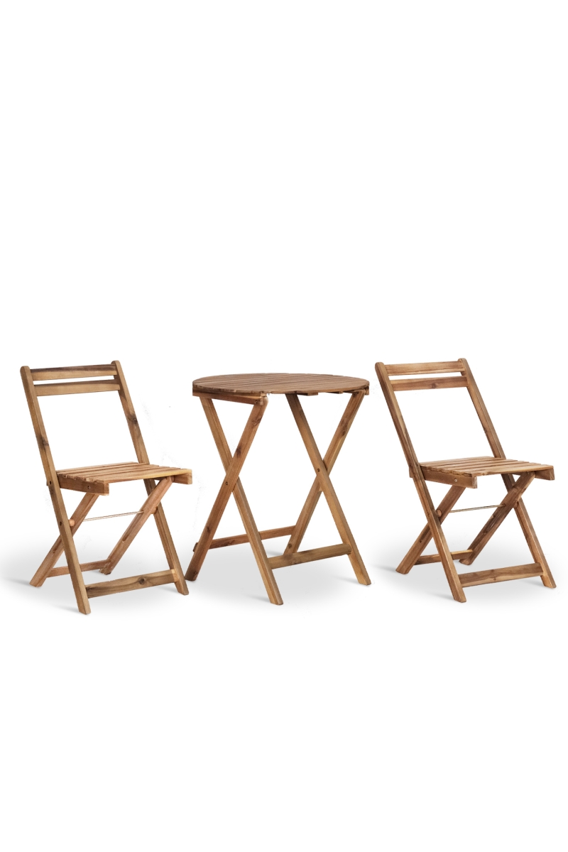 Freesia Outdoor 1+2 Dining Set - Round Table