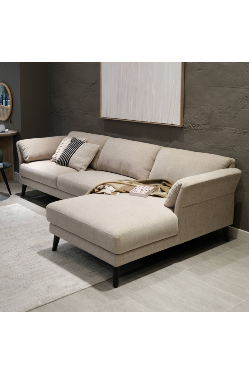 Lissette Sand Brown Left Sectional Sofa