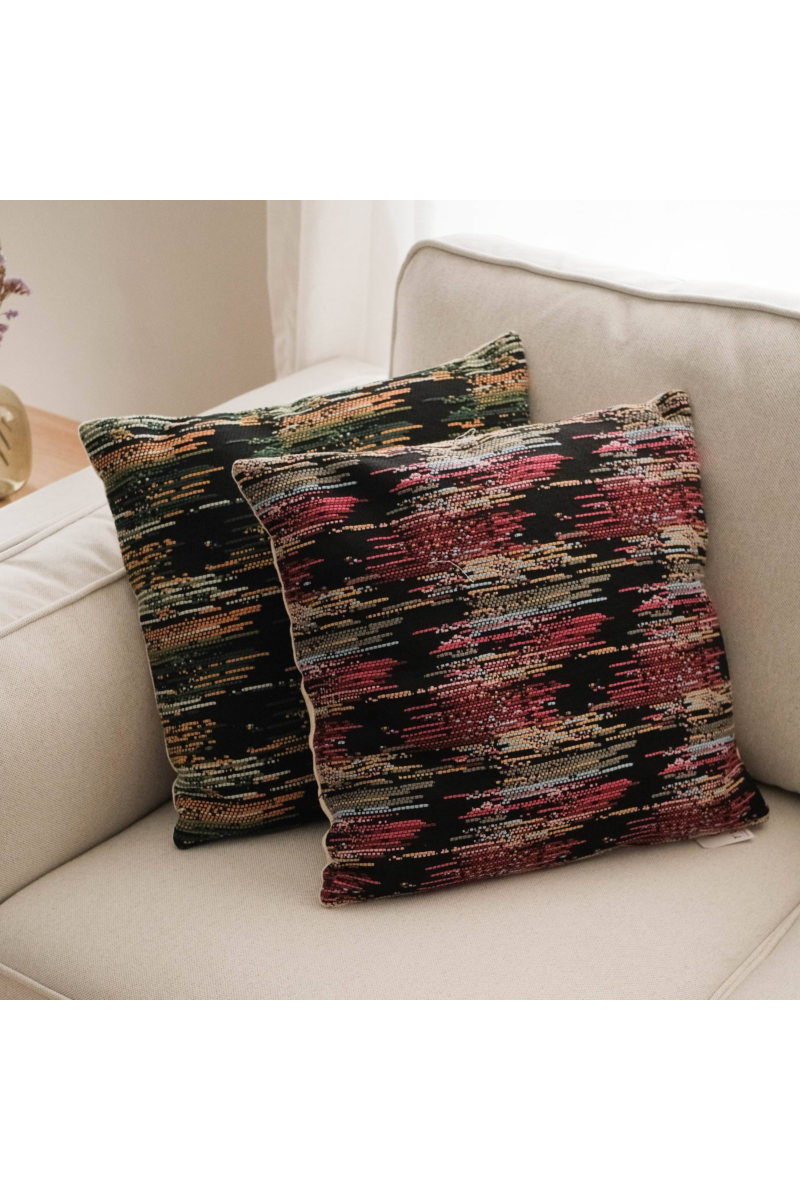 Moss Merlot Art Cushion 45x45