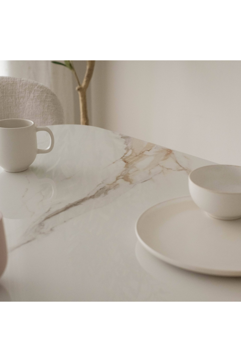Freya White Dining Table 160cm