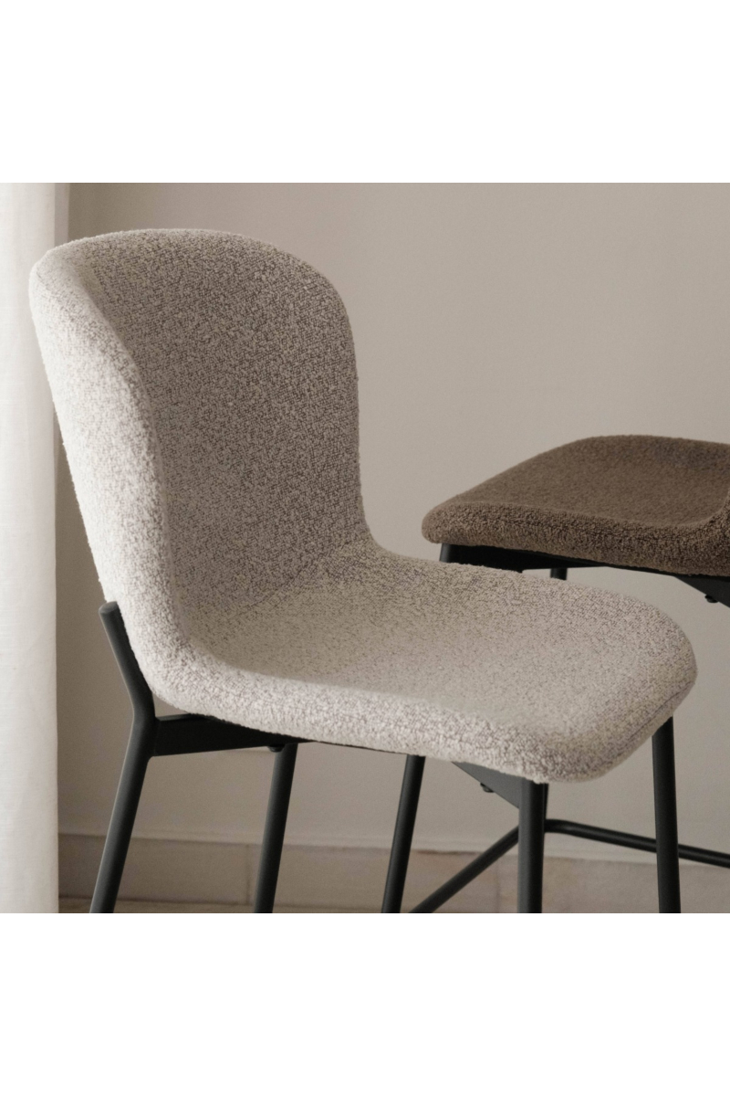 Zoya Cloud Grey Counter Stool