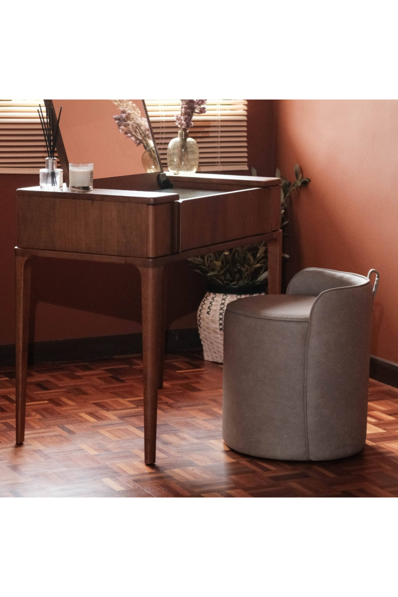 Tavo Pewter Grey Dining Stool