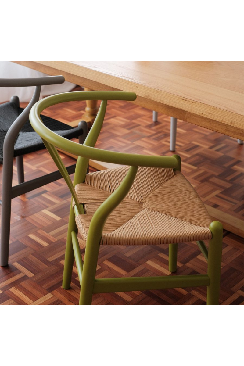 Replica Wishbone Chair Lime Green