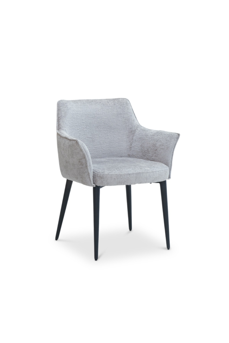 Emile Light Grey Dining Arm Chair