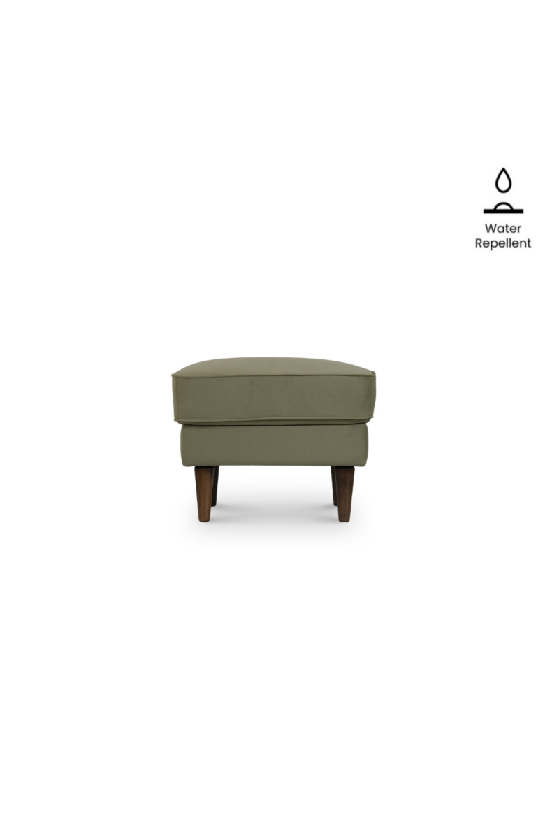 Jane Olive Green Ottoman
