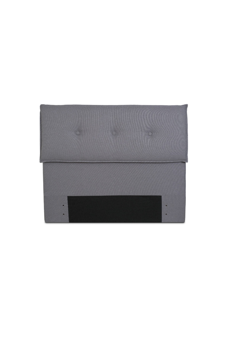 Nora Pebble Grey King Headboard