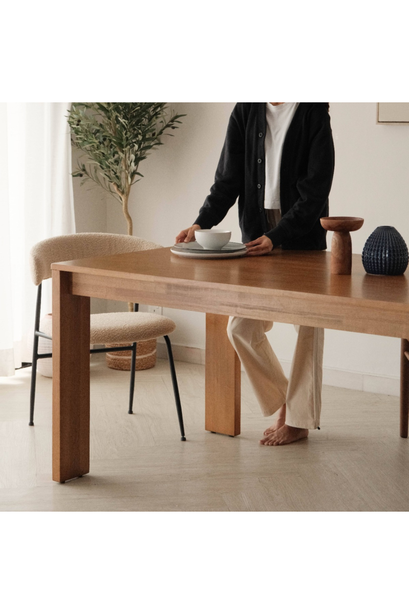 Brent Blonde Oak Dining Table 210cm