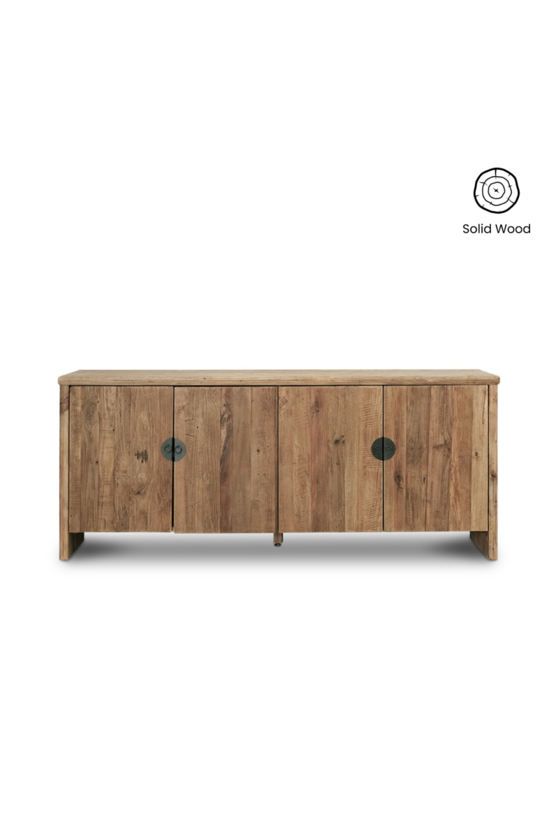 Reclaimed Wood 4 Doors Sideboard