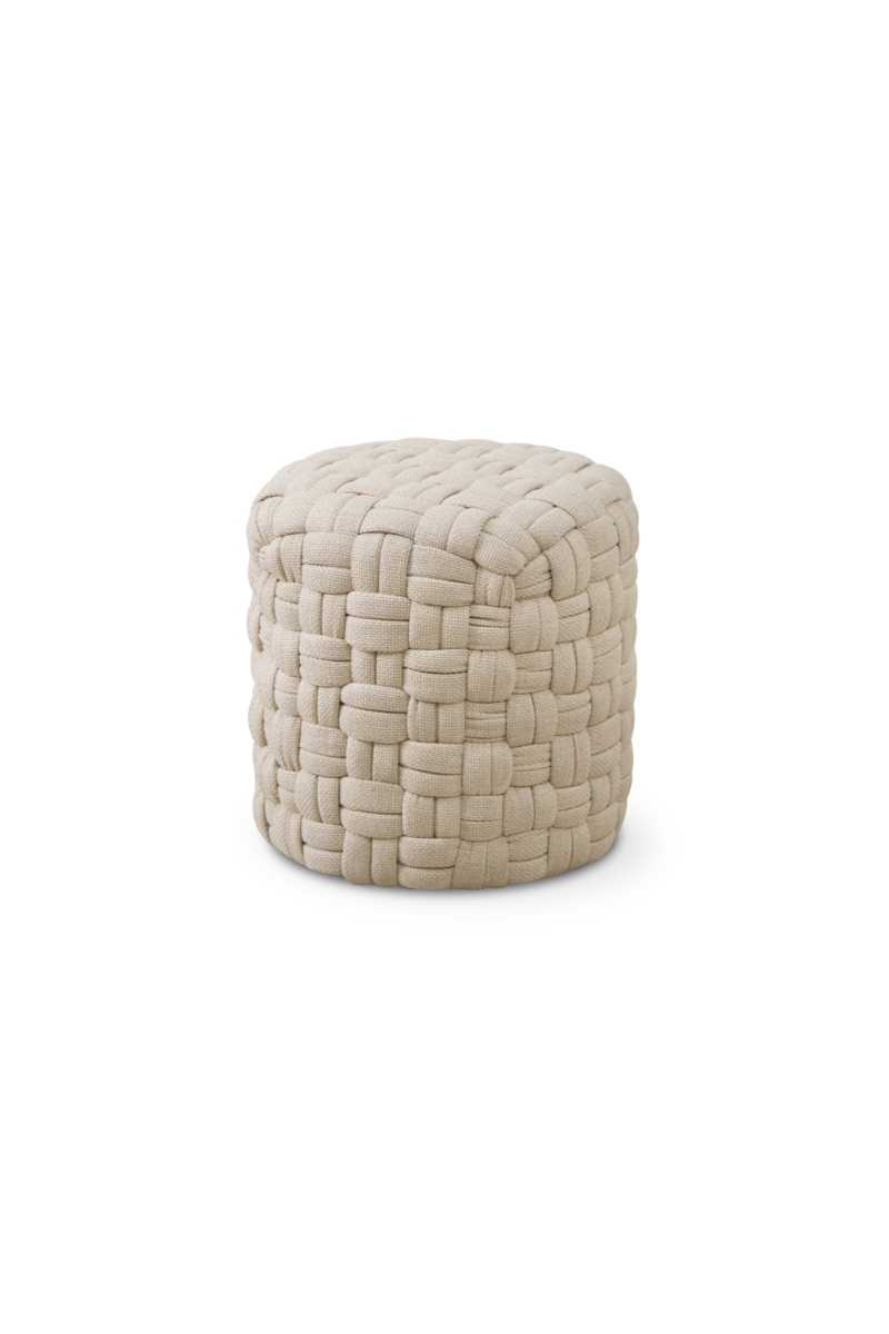 Reya Weave Light Beige Stool