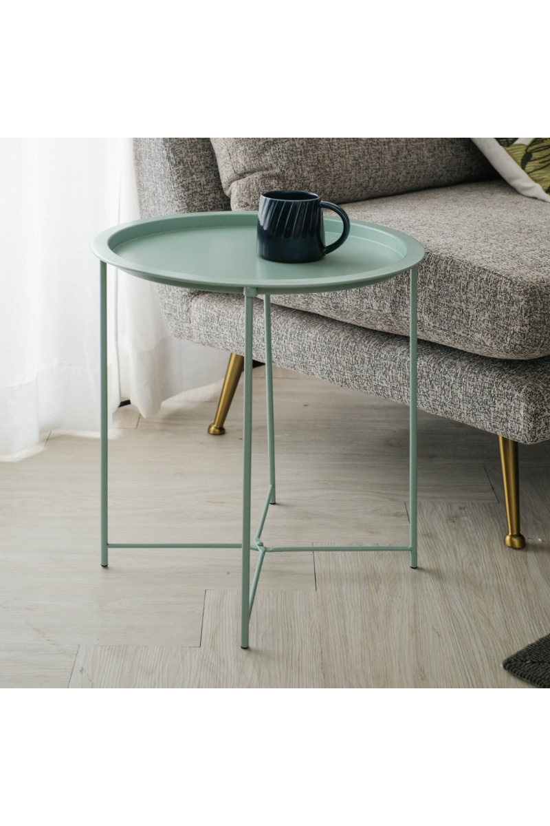 Yanis Mint Green Tray Table